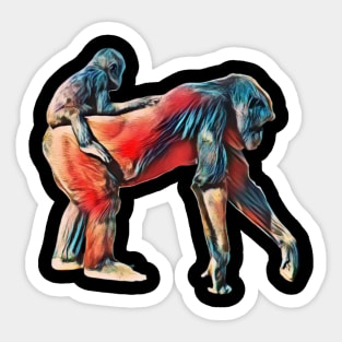 Monkey Sticker